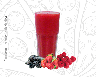 Frutas Vermelhas com Leite (300ml)